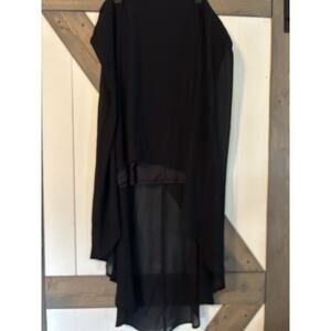 Torrid Size 22 High Low Maxi Ruffle Skirt Whimsygoth 2 2X